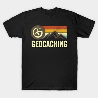 Geocaching Retro Vintage T-Shirt